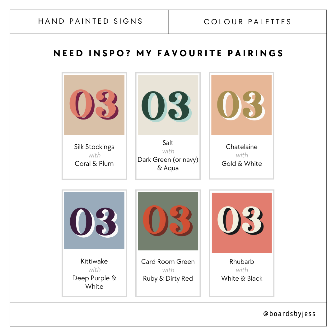 Hand-Painted Name Plaque