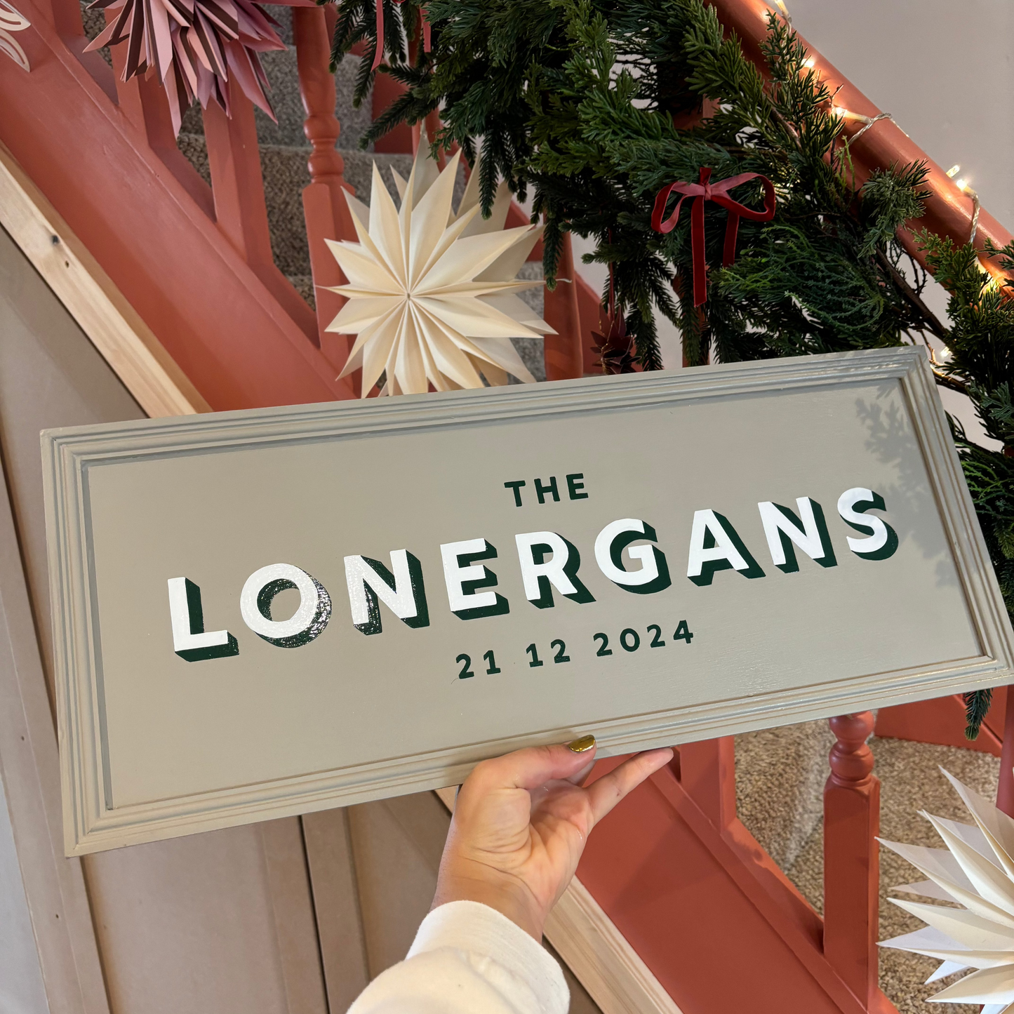 Wedding Name & Date Plaque