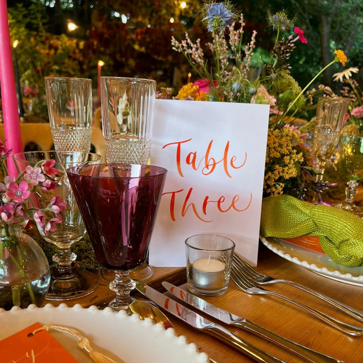 Written Table Numbers