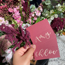 Load image into Gallery viewer, Burgundy Place Cards
