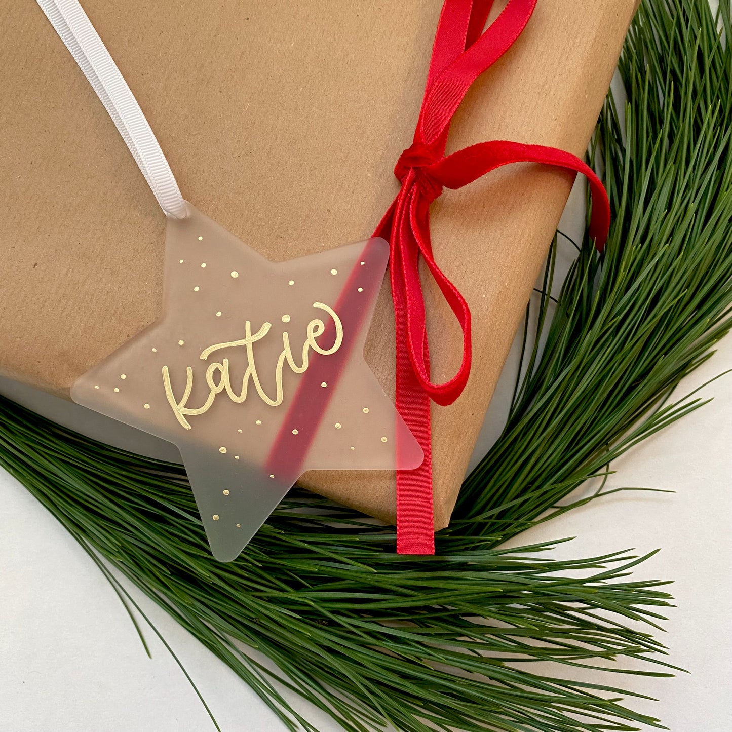 Personalised Star Tree Hanging for Pet/Family