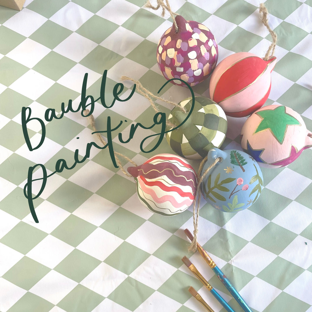 Bauble Painting | Thur 30th Nov 6-8PM | East Quay Venue, Whitstable