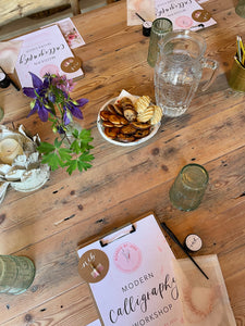Christmas Beginners Calligraphy Workshop - Fri 8th Dec 2023 6-8PM @ Pomalo, Tunbridge Wells