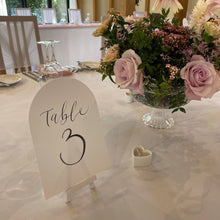 Load image into Gallery viewer, Arched Table Numbers
