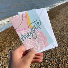 Load image into Gallery viewer, Margate Map Greeting Card

