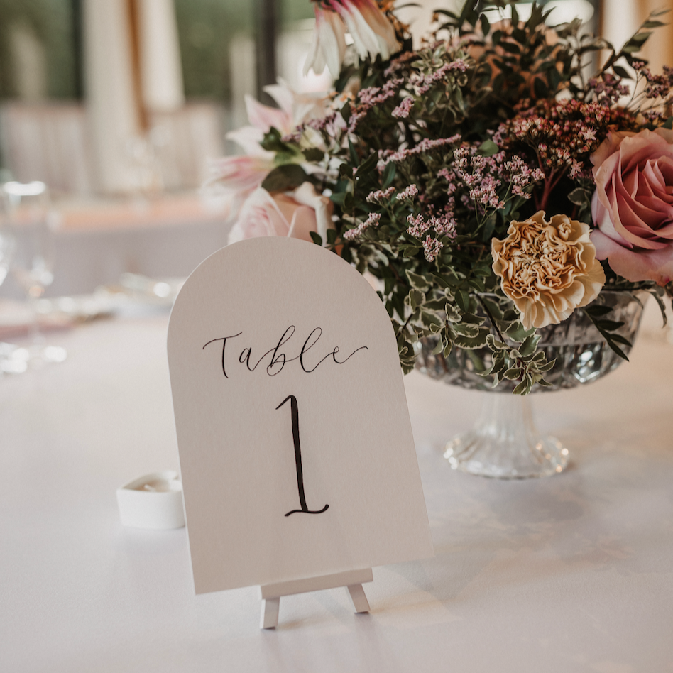 Arched Table Numbers