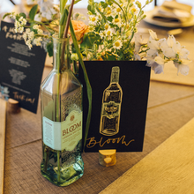 Load image into Gallery viewer, Gin Bottle Illustration Table Names
