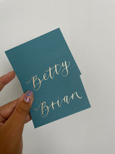 Load image into Gallery viewer, Teal Place Cards
