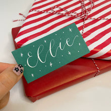 Load image into Gallery viewer, Personalised Christmas Dinner Party Place Card
