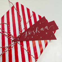 Load image into Gallery viewer, Personalised Christmas Tree Gift Tag
